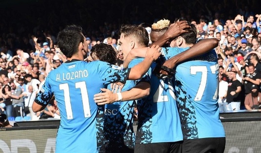 VIDEO | Rezumate Serie A. Napoli îşi continuă marşul autoritar spre titlu. Răzvan Marin, integralist la Empoli
