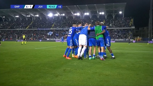 VIDEO | Empoli, fără Răzvan Marin, a ”demolat-o” 4-1 pe Juventus! Roma nu a reuşit să o învingă pe Salernitana. Rezumatele, AICI