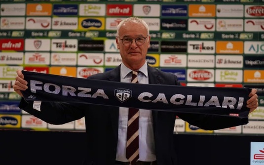 VIDEO | Ranieri, la ultimul meci din cariera de antrenor. A fost ovaţionat de tot stadionul lui Cagliari