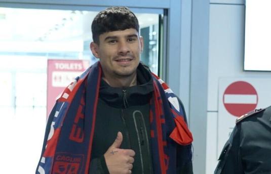 BREAKING NEWS | Florinel Coman a aterizat la Cagliari. Cum l-au primit fanii italieni: ”Bomber! Bomber!”