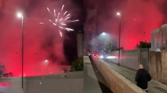 VIDEO | Haos total la Napoli! Ce au făcut fanii, cu o noapte înaintea meciului care poate aduce al patrulea titlu lângă Vezuviu
