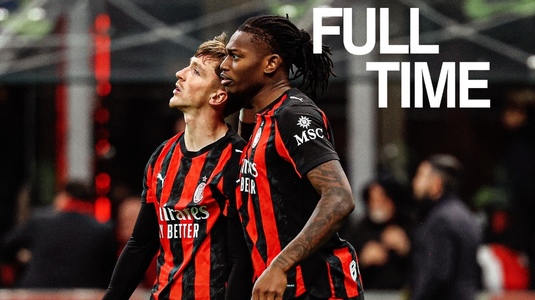 AC Milan - Pisa 2-2. Gazdele, remiză chinuită pe San Siro! Marius Marin, rezervă neutilizată