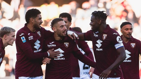 Torino a ”spart gheaţa” şi a câştigat cu 1-0 la Cremonese