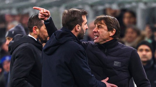 BREAKING | Antonio Conte şi-a aflat pedeapsa, după ce a făcut prăpăd în Inter - Napoli. Câte etape va lipsi antrenorul campioanei Italiei