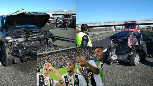 FOTO | Un jucător de la Juventus, implicat într-un accident de maşină. Cât va lipsi de pe teren fotbalistul