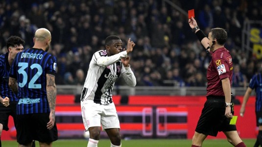 Scandal imens după Derby d'Italia. Juventus a boicotat toate activităţile media pentru a protesta faţă de eliminarea lui Kalulu
