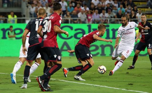 AC Milan, remiză cu Cagliari în Serie A, scor 1-1