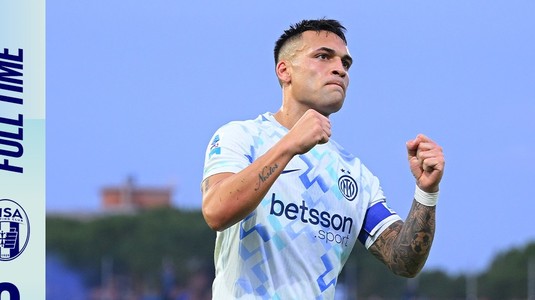 Inter, victorie importantă în deplasarea de la Pisa. Echipa lui Chivu rămâne aproape de rivale, în clasament