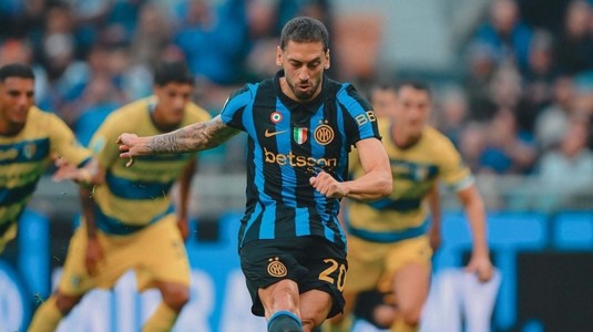 Interul lui Chivu, recital cu Parma! Calhanoglu a marcat la revenire, iar campioana Italiei s-a impus categoric pe teren propriu