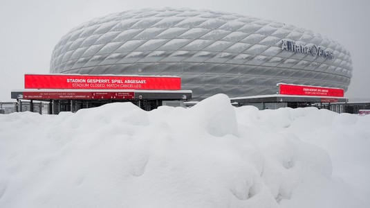 Meciul Bayern Munchen - Union Berlin, amânat din cauza ninsorilor, a fost reprogramat. Când se va juca partida