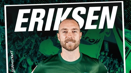 Eriksen şi-a găsit echipă şi a fost prezentat oficial. Mijlocaşul danez a semnat într-un campionat de TOP din Europa