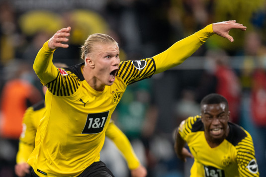 ”Bestia” Haaland a lovit din nou! Atacantul norvegian a marcat o dublă în ultimul meci al lui Dortmund din Bundesliga
