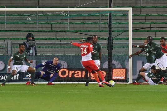 Saint-Etienne, al nouălea meci consecutiv fără victorie, scor 0-4 cu AS Monaco