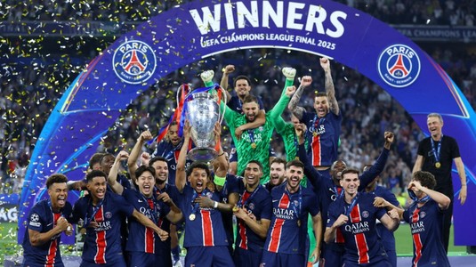 Suma uriaşă pe care o încasează PSG după câştigarea Champions League. Câţi bani va primi echipa lui Enrique din partea celor de la UEFA