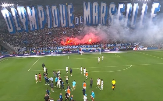 Marseille, învingătoare în derby-ul cu PSG. ”Le Classique” de pe Velodrome, decis de un gol în minutul 5 şi jucat într-o atmosferă senzaţională
