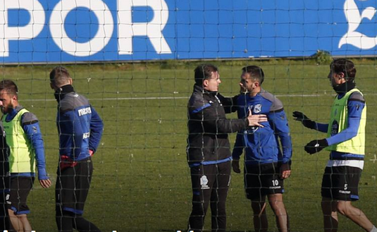 Florin Andone n-a fost iertat după scandalul de la antrenament! Atacantul a fost exclus din lotul lui Deportivo pentru meciul cu Las Palmas
