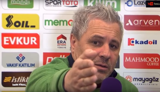 Criza de nervi l-a costat scump pe Şumudică! Antrenorul lui Kayserispor şi-a aflat pedeapsa, după ce a făcut scandal la meciul din Cupa Turciei