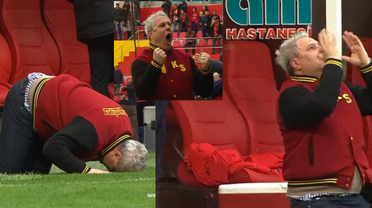 VIDEO | Gesturi nebune ale lui Şumudică într-un meci cu 5 goluri! Ce a făcut Kayserispor