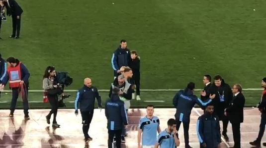 VIDEO Moment special cu Ştefan Radu în prim plan. Fiul lui Simone Inzaghi i-a sărit în braţe