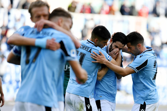 VIDEO | Lazio - Bologna 2-0. "Biancoceleştii" au câştigat şi au urcat pe primul loc în Italia. Ştefan Radu, la meciul 300 în Serie A