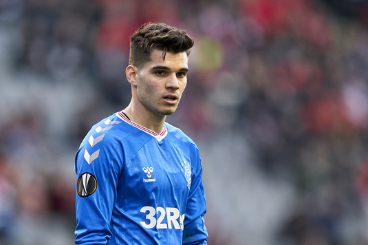 Ianis Hagi, neputincios în ultima partidă de campionat a lui Rangers. Echipa lui Gerrard a fost învinsă de Hamilton