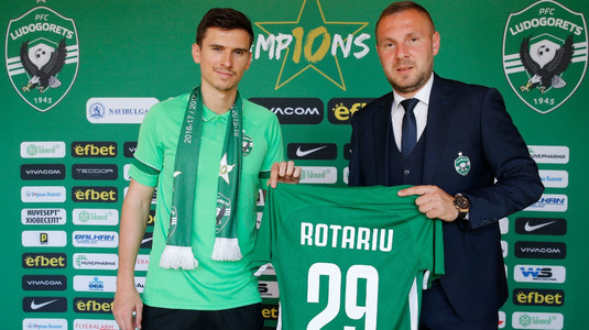 OFICIAL | Dorin Rotariu, noul fotbalist al bulgarilor de la Ludogoreţ! Moţi l-a prezentat