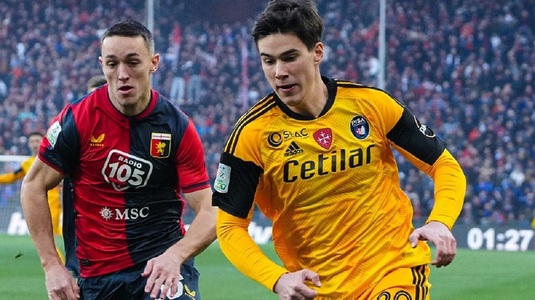 Marius Marin, eliminat în duelul românilor din Serie B. Cât s-a terminat Genoa - Pisa