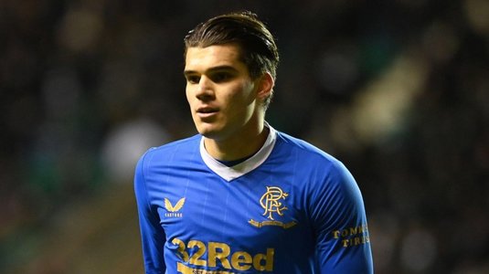 Cum este privită în Scoţia revenirea lui Ianis Hagi după mai bine de un an de pauză: ”A lipsit foarte mult pentru Rangers”