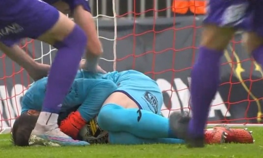 Florin Niţă, salvator cu S mare pentru Pardubice. Portarul român i-a apărat două penalty-uri aceluiaşi jucător într-un meci vital pentru evitarea retrogradării | VIDEO