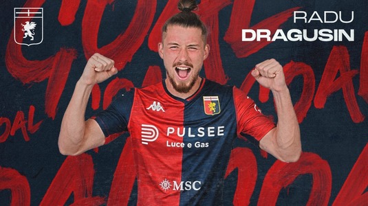 VIDEO | Radu Drăguşin, la primul gol înscris în Serie A, pentru Genoa! Cum a marcat internaţionalul român