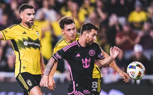 Alex Măţan, învins de Lionel Messi în MLS. Columbus Crew a pierdut duelul din vârful clasamentului cu Inter Miami