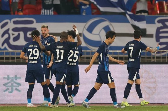 Alexandru Tudorie a adus victoria lui Wuhan Three Towns, în China, în minutul 89!