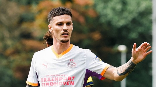 VIDEO | Dennis Man, marcator în meciul cu echipa lui Darius Olaru. A fost spectacol în PSV - Union Saint-Gilloise