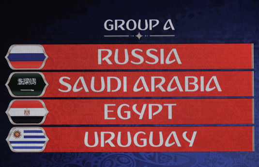 Programul meciurilor din Grupa A de la CM 2018! Când joacă Rusia, Arabia Saudită, Egipt şi Uruguay