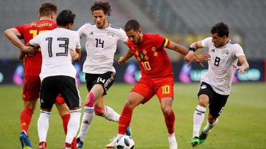 VIDEO | Fără Salah, naţionala Egiptului a fost umilită la Bruxelles. Belgia a făcut spectacol în meciul cu africanii