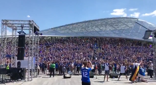 VIDEO | Islandezii au făcut spectacol la Moscova înainte de meciul cu Argentina! Asta e coregrafia care a cucerit Planeta. Fanii s-au oprit să-i aplaude