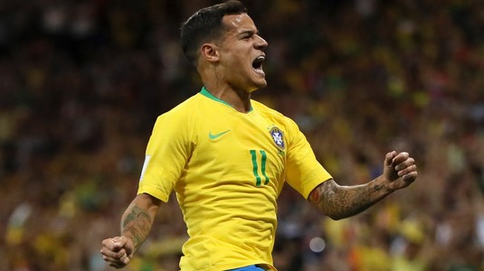 Philippe Coutinho a fost ales jucătorul meciului Brazilia - Elveţia