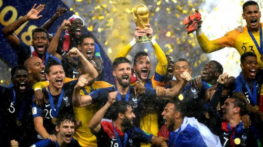 Franţa - Croaţia 4-2, în finala CM 2018. Istoric! Francezii câştigă pentru a doua oară Mondialul, croaţii părăsesc turneul cu fruntea sus