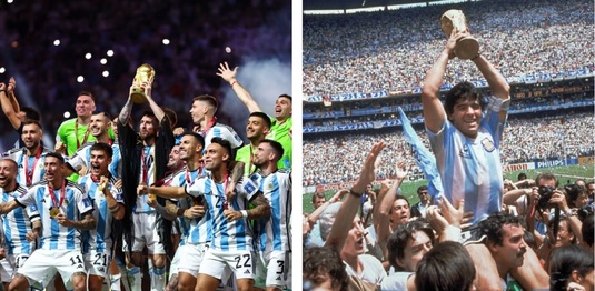 Messi 2022, egalul lui Maradona 86. Campioni mondiali, număr egal de contribuţii ofensive şi lacrimi de fericire la final, cu trofeul în posesie