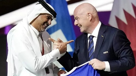 Scandal uriaş pe tunelul de la vestiare. Cum a fost surprins Infantino. FIFA a cerut ca imaginile să fie şterse: ”Filmările sunt jenante pentru ei”