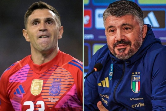 Şi-a găsit naşul. Emiliano Martinez îl critică pe Gennaro Gattuso, care consideră că America de Sud şi Africa au prea multe locuri la Cupa Mondială