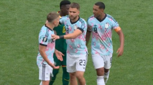 VIDEO | Belgienii, la un pas de bătaie între ei pe teren! Lukaku a intervenit, după ce Tielemans şi Trossard s-au "aprins"