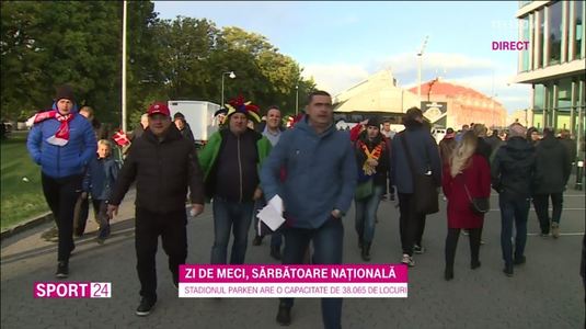 VIDEO | A fost sărbătoare în Copenhaga în ziua meciului România - Danemarca