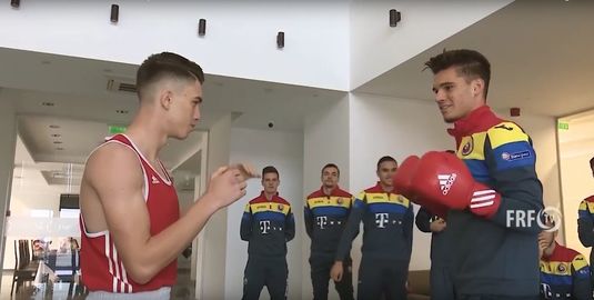 VIDEO | Ştiu să se bată! Tricolorii de la U21 au învăţat box înaintea duelului cu Portugalia