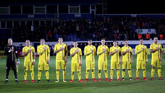 Remiză importantă scoasă de România U21 în Ţara Galilor. Tricolorii au avut în finalul partidei doi jucători eliminaţi