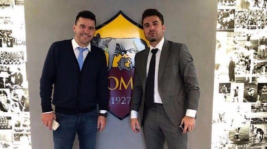 FOTO | Contra şi Mutu au vizitat baza de pregătire a lui AS Roma şi vor asista la derby-ul cu Lazio