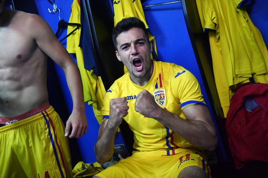 Adrian Petre după golul din meciul cu Bosnia: "Când eşti atacant trebuie să dai gol cu orice parte a corpului"