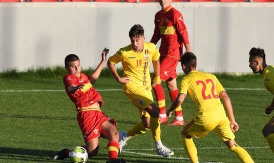România U18 a învins cu 2-1 Muntenegru în al doilea meci amical | Un nou puşti minune de la UTA a făcut show!