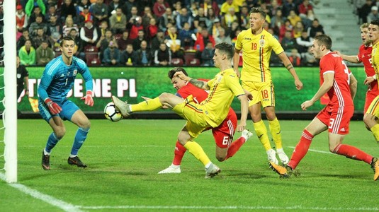 România U21 - Ţara Galilor U21 2-0. Euro, venim! Naţionala lui Rădoi a făcut pasul decisiv spre o calificare de vis
