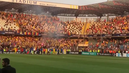 VIDEO | Momente emoţionante la finalul meciului! Cum s-au bucurat fanii naţionalei alături de fotbalişti pentru victoria cu Anglia
